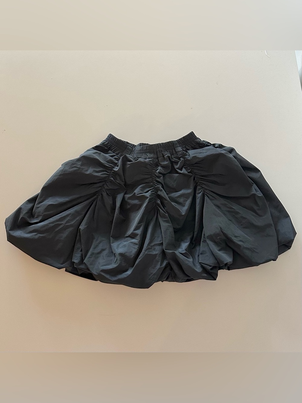 Jottum Girls Bubble Skirt Black Ruched USA 6 Eur 116